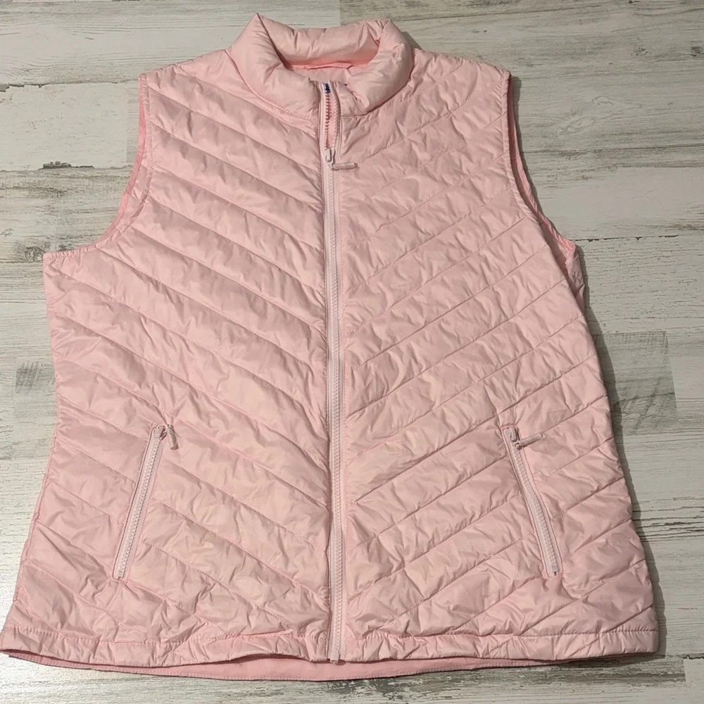 J McLaughlin Pink Lumi Puffer Vest Size XL - Picture 2 of 9